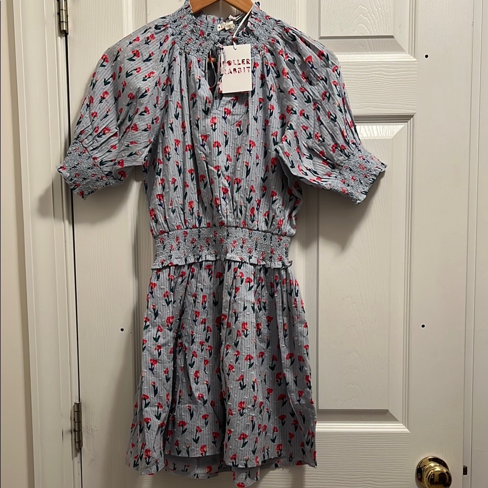 Roller Rabbit Blue and Red Casual Dress